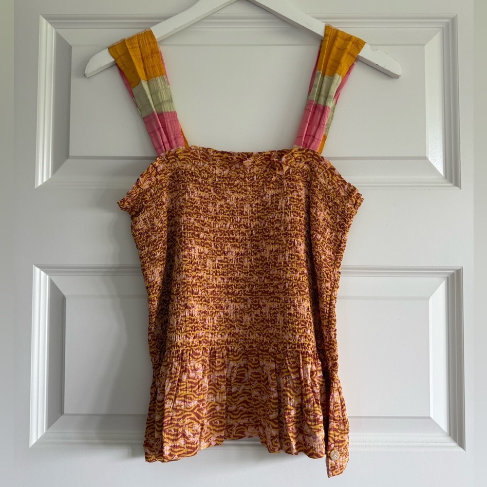NWT Scotch & Soda Smocked Beach Tank Top